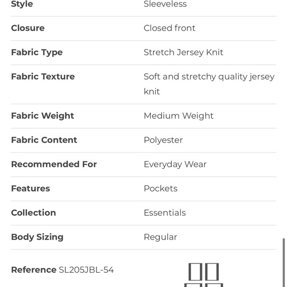 Sunnah Style sleeveless Abaya in dark navy - Picture 3 of 8